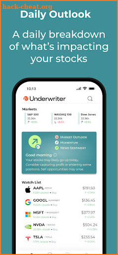 Underwriter screenshot