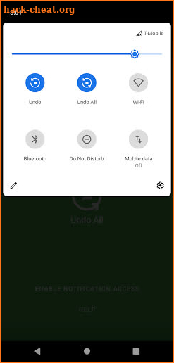 Undo Notification screenshot