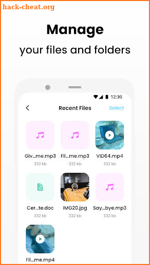 Unfiles Protect screenshot