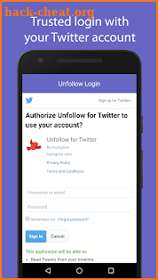 Unfollow for Twitter Pro screenshot