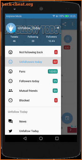 Unfollow Today screenshot