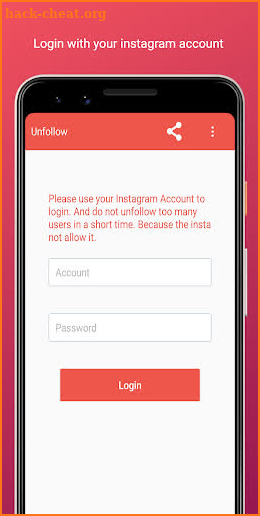 Unfollower for Instagram screenshot
