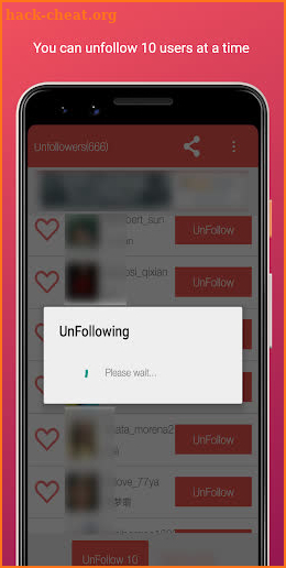 Unfollower for Instagram screenshot