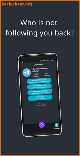 Unfollowers 4 Instagram - Check who unfollowed you screenshot