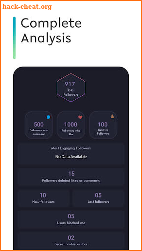 Unfollowers and Followers Tracker for Instagram screenshot