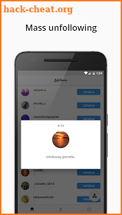 Unfollowers for Instagram screenshot