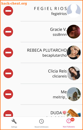 Unfollowers For instagram , fast screenshot
