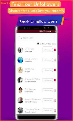 Unfollowers for Instagram - Followers Analyzer screenshot