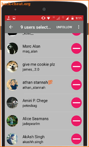 Unfollowers For Instagram - non followers screenshot