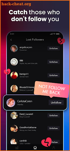 Unfollowers IG Report + Pro screenshot