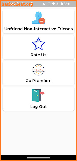 Unfriend Non-interact Friends screenshot