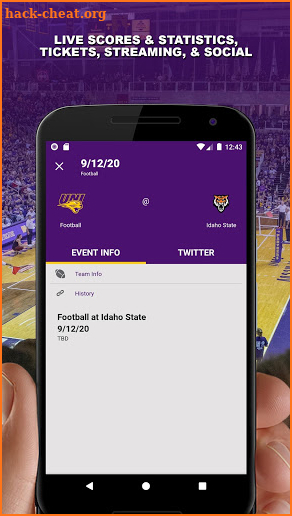 UNI Panther Athletics screenshot