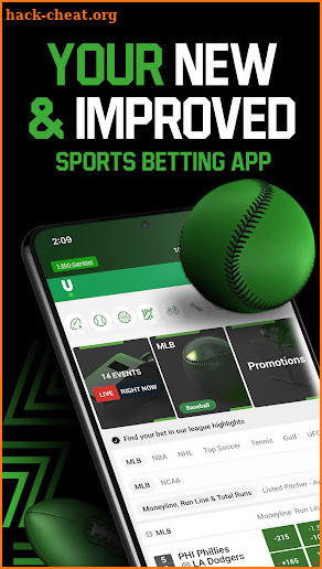 Unibet Sportsbook screenshot