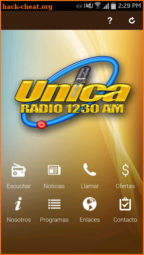 Unica Radio screenshot