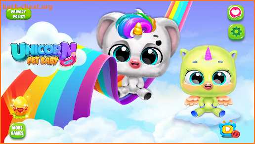 Unicorn Baby care - Pony Game screenshot