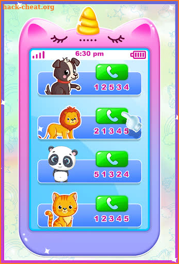 Unicorn baby phone for toddler screenshot