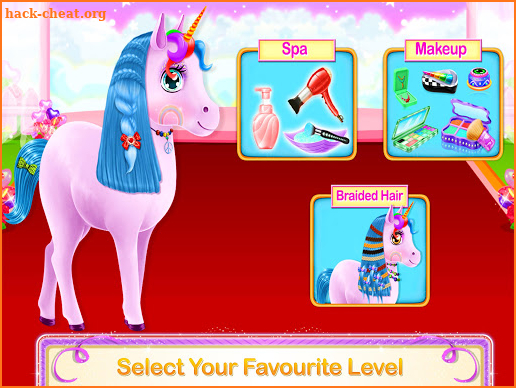 Unicorn Braided Hair Salon Makeover Hairstyle screenshot