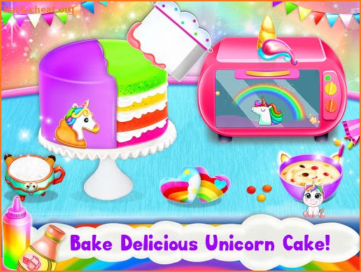 Unicorn Cake Maker: Bakery Kitchen Games screenshot