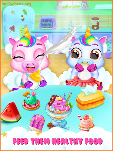 Unicorn Care Nanny Pet House screenshot