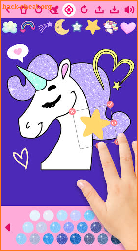 Unicorn Coloring Book screenshot