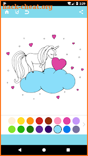 Unicorn Coloring Book screenshot