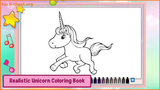 Unicorn Coloring Book & Puzzle screenshot