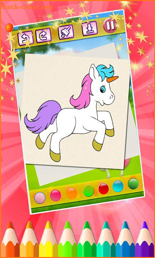 Unicorn Coloring Book: Fun Game for Kids screenshot