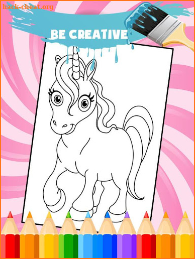 Unicorn Coloring Book: Kids Coloring Pages screenshot