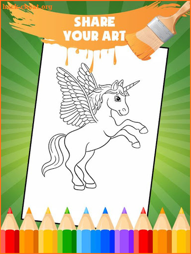 Unicorn Coloring Book: Kids Coloring Pages screenshot