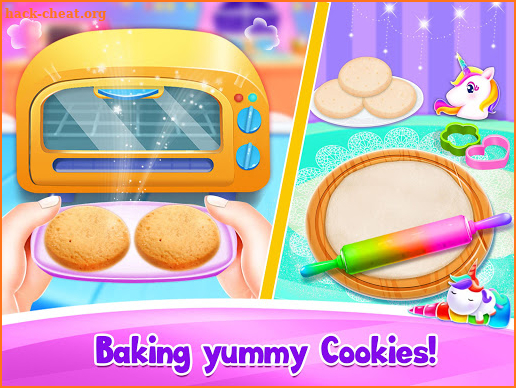 Unicorn Cookie Maker: Kitchen Games For Girls screenshot