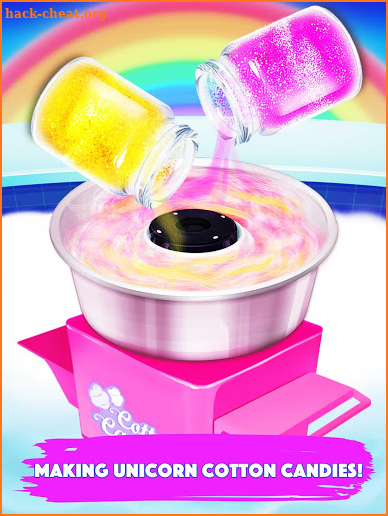 Unicorn Cotton Candy - Cooking Games for Girls screenshot