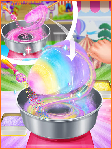 Unicorn Cotton Candy Maker - Rainbow Carnival screenshot