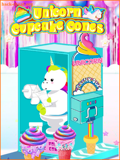 Unicorn Cupcake Cones - Cooking Games for Girls screenshot