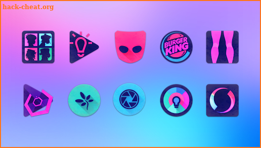 ﻿Unicorn Dark - Icon Pack screenshot