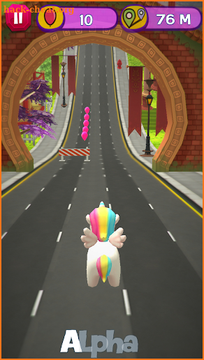 Unicorn Dash City Run Adventure screenshot