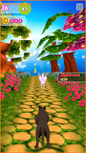 Unicorn Dash Fly Pegasus 3D HD screenshot