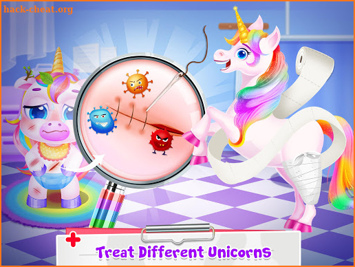 Unicorn Doctor - Save Jungle Pet Animals screenshot