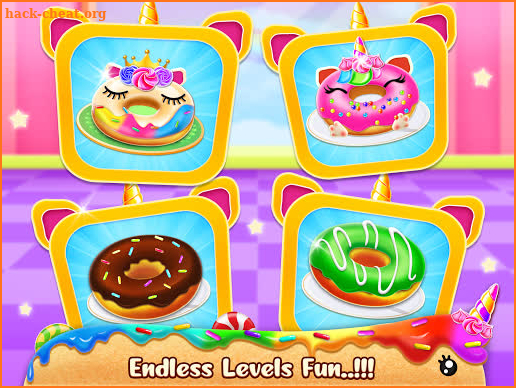 Unicorn Donut Maker Bakery Kitchen screenshot