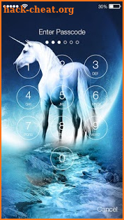 Unicorn Fantaisie Screen Lock screenshot