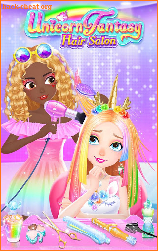 Unicorn Fantasy Hair Salon screenshot