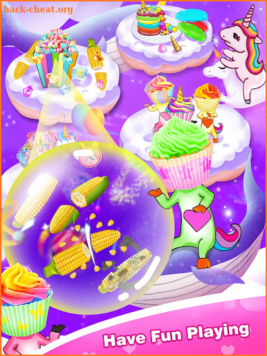 Unicorn Food Coloring Book - The Trendy World screenshot