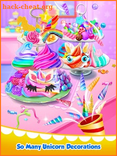 Unicorn Food - Sweet Rainbow Cupcake Desserts screenshot