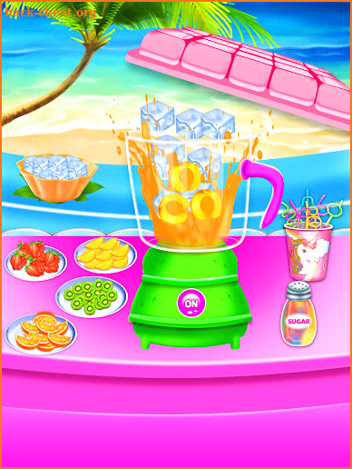 Unicorn Frozen Slush Ice Drink Maker screenshot