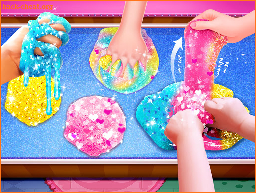 Unicorn Glitter Slime - Fluffy Slime Maker screenshot