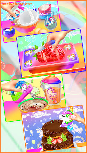 Unicorn Ice Cream Chocolate Cakes Dessert Bakery screenshot