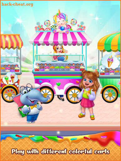 Unicorn Ice Cream Cone Maker: Frozen Dessert Game screenshot