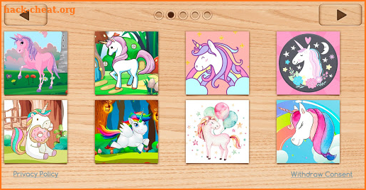 Unicorn Kids Puzzles Free screenshot