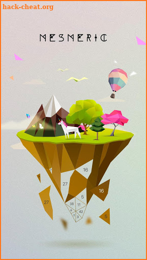 UNICORN Low Poly | Puzzle Art Game | Polygonal Art screenshot