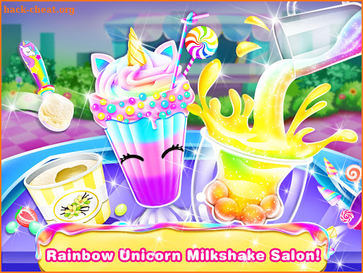 Unicorn Milkshake Maker –Ice Drink Milkshakes Game screenshot