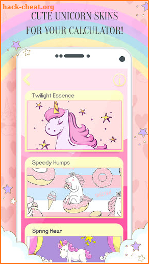 Unicorn Pony Calculator screenshot